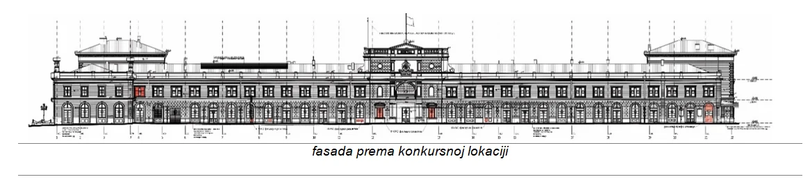 Izvod iz projekta - Stara železnička stanica (Istorijski muzej Srbije)