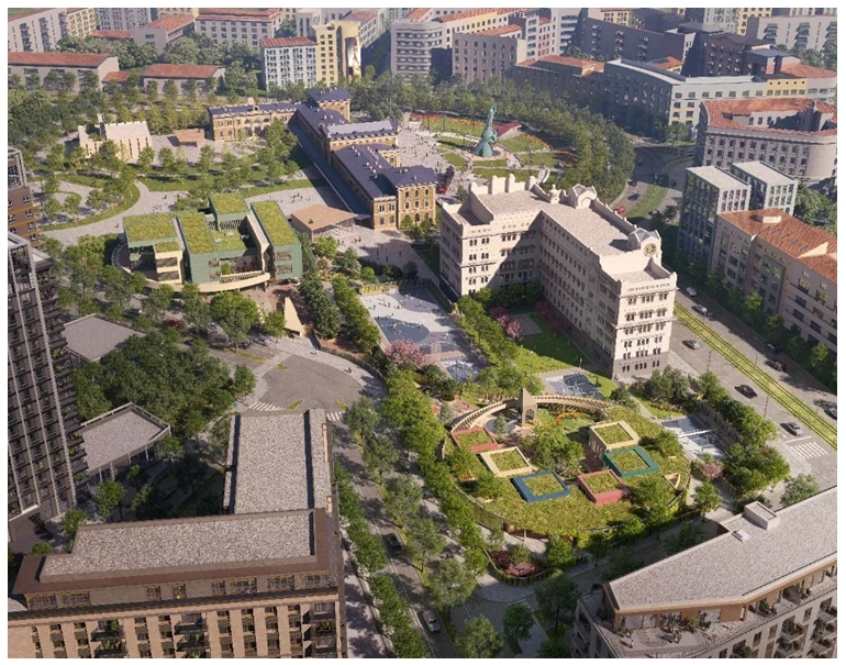 Izvod iz projekta – Kampus obrazovnih ustanova (3D prikaz)